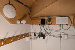 Under Stairs Networking Hub